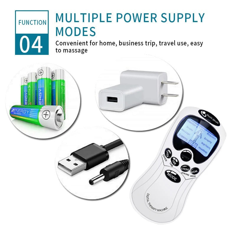 Digital Therapy Machine Massager for Muscle Relax, Pain Relief, Fat Burning