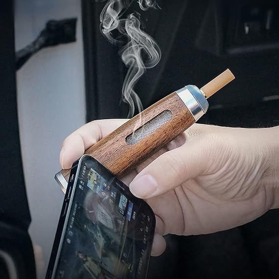 Wooden Handheld Portable Ashtray