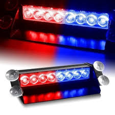Red and Blue Light Flashers