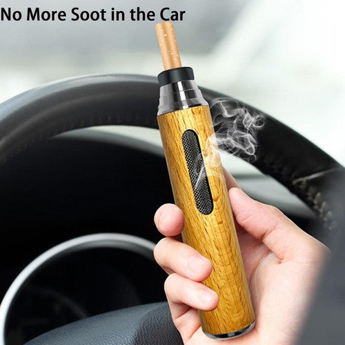 Wooden Handheld Portable Ashtray