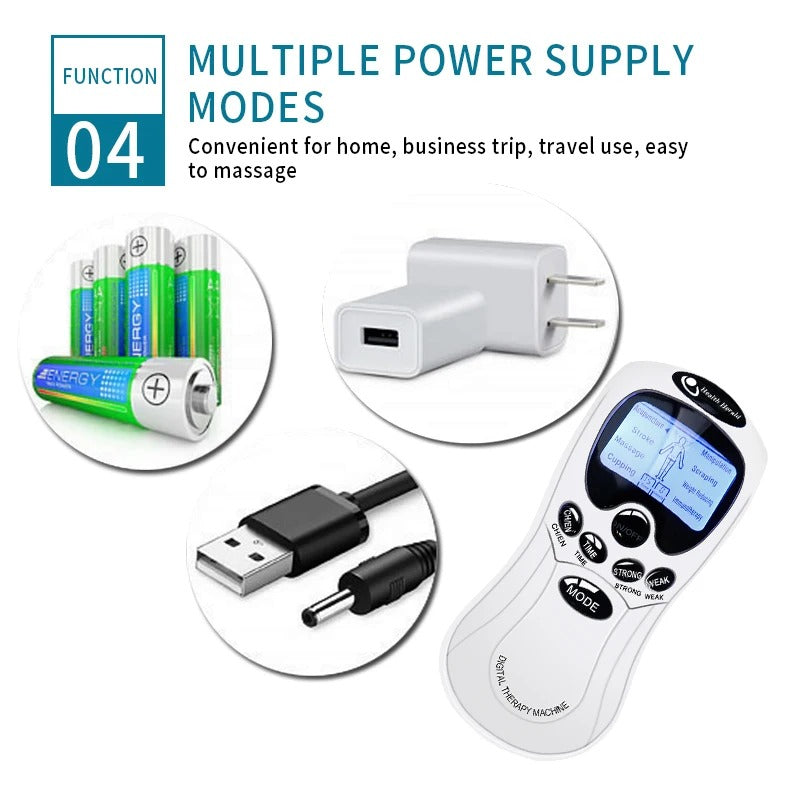 Digital Therapy Machine Massager for Muscle Relax, Pain Relief, Fat Burning